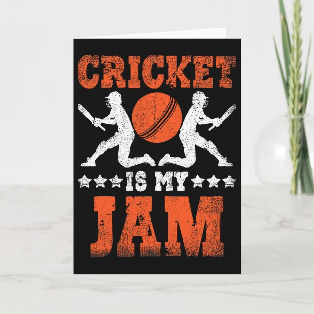 Tarjeta Cricket es mi Cricket Jam  (Anverso)