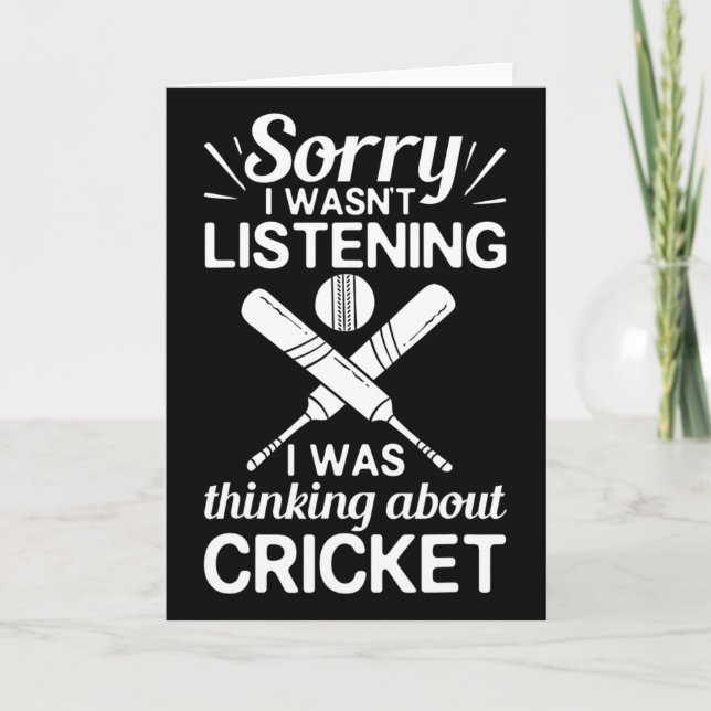 Tarjeta Cricket Game Player Ll T Coach Cricketer  (Anverso)