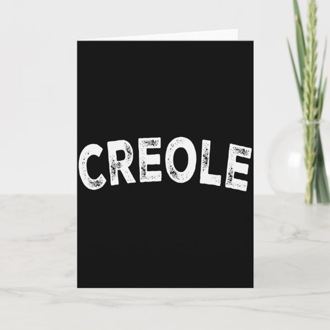 Tarjeta criollo  (Anverso)