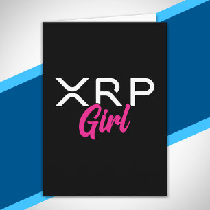 Tarjeta Criptodivisa XRP - Chica XRP - Moneda criptográfic