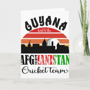 Tarjeta Críquet T20 Guyana Anfitrión de la selección de cr