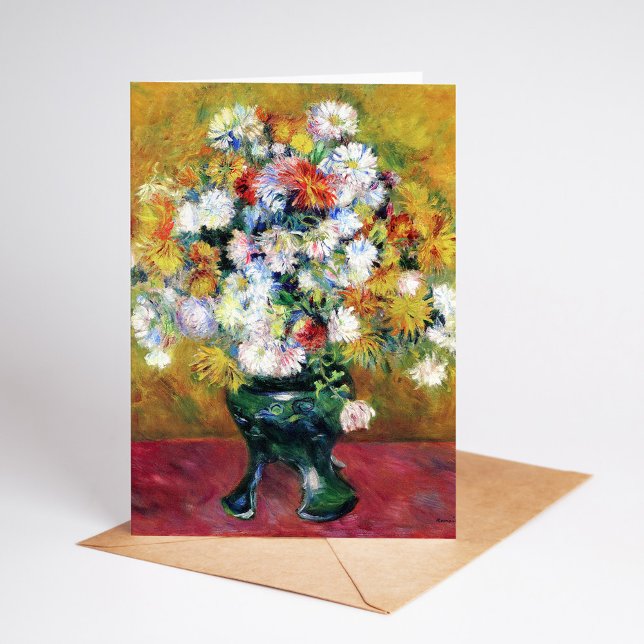 Tarjeta Crisantemo | Renoir (Subido por el creador)