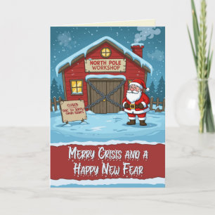 Tarjeta Crisis Alegre Navidades Divertidas
