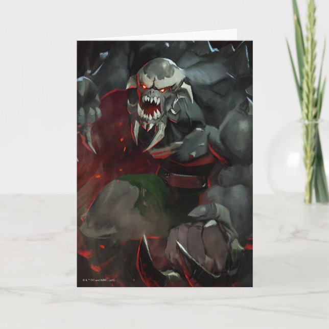 Tarjeta Crisis infinita Ilustracion apocalíptico (Anverso)