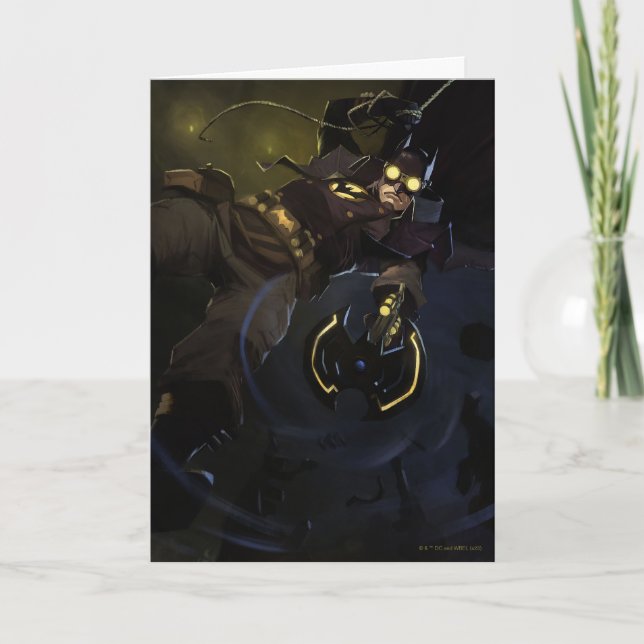 Tarjeta Crisis infinita Ilustracion de Gaslight Batman (Anverso)