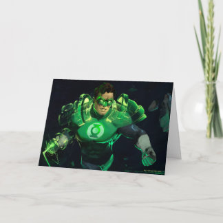 Tarjeta Crisis infinita Ilustracion Linterna Verde