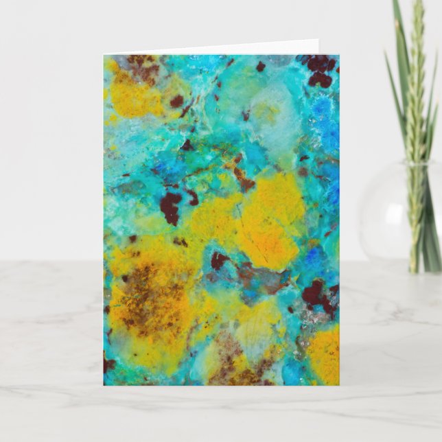 Tarjeta Crisócola azul (Anverso)