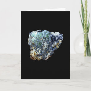 Tarjeta Cristal de Vivianita Verde Sanación Energía Vibran