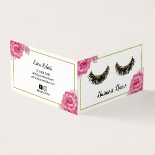 Tarjeta Cristales Artista de maquillaje Lealtad Floral Man
