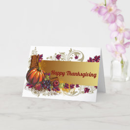 Tarjeta cristiana de Acción de Gracias