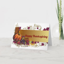 Tarjeta cristiana de Acción de Gracias