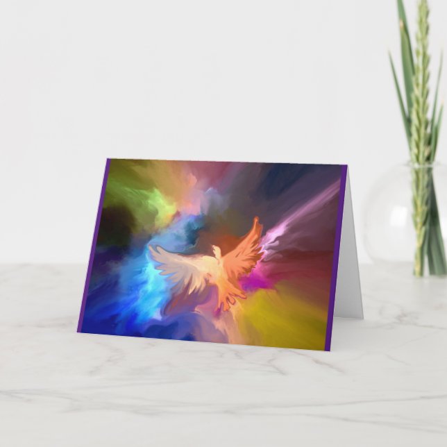 Tarjeta cristiana de agradecimiento (Anverso)