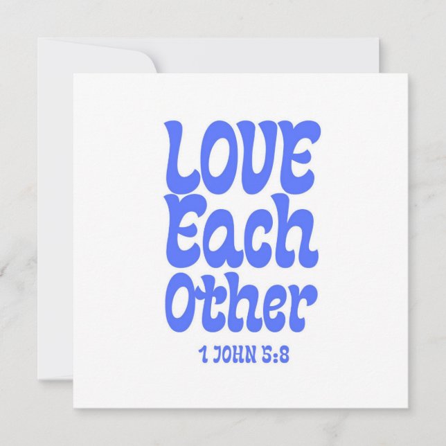 Tarjeta cristiana de aniversario cristiana de post (Anverso)