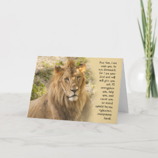 Tarjeta cristiana de fuerza