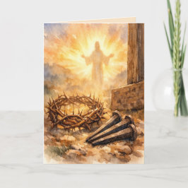 Tarjeta cristiana de Pascua