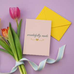 Tarjeta Cristiana de San Valentín Maravillosamente