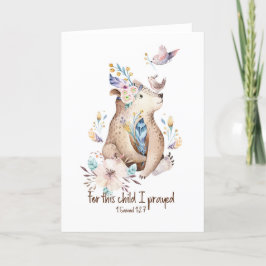 Tarjeta cristiana para la cristiandad del Recién n