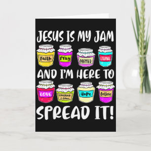 Tarjeta Cristianismo Divertido Jesús Es Mi Jam Aquí Para D