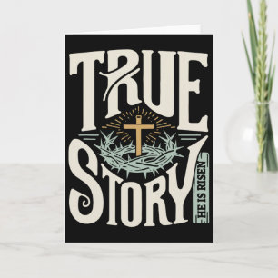 Tarjeta Cristianismo religioso - Historia verdadera Colori
