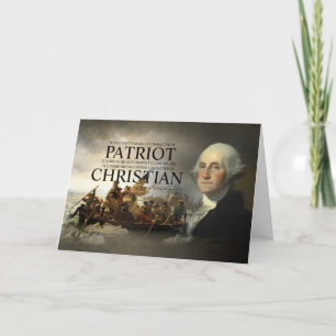 Tarjeta Cristiano de George Washington