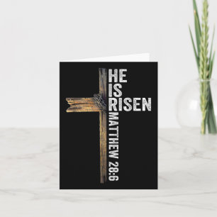 Tarjeta Cristiano De Pascua Es Hombres De Resurrección Del