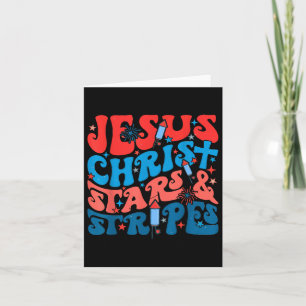 Tarjeta Cristiano Groovy Jesucristo Estrellas 44 De