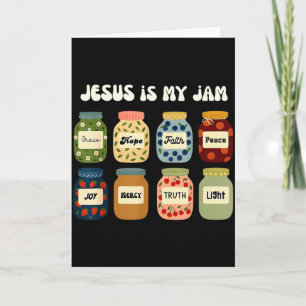 Tarjeta Cristiano Jesús es mi jam y estoy aquí para difund