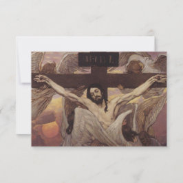 Tarjeta Cristo crucificado