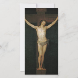 Tarjeta Cristo crucificado (Jesús en la Cruz) (por Goya)