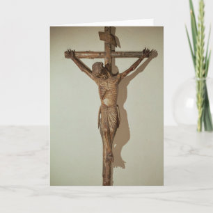 Tarjeta Cristo en la cruz, llamada "Le Devot Cristo "