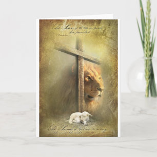 Tarjeta Cristo León de Judá