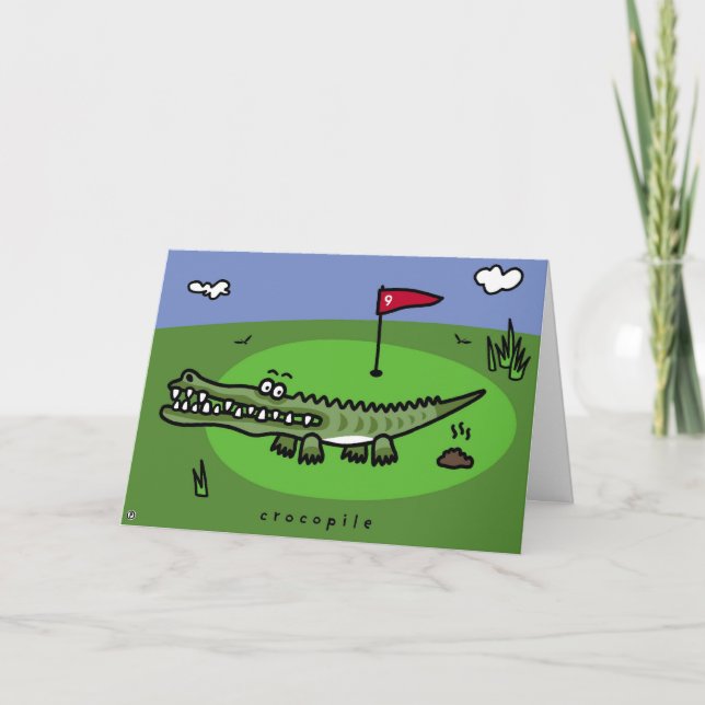 Tarjeta crocopile (Anverso)