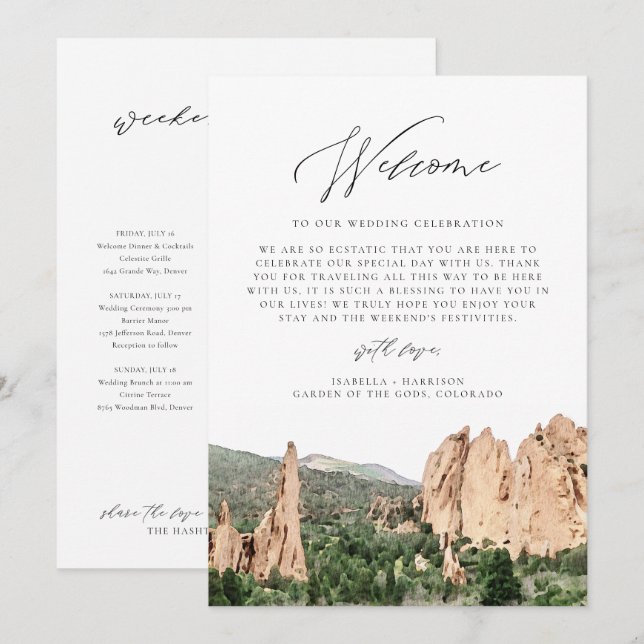 Tarjeta cronológica de la carta de bienvenida GARD (Anverso / Reverso)