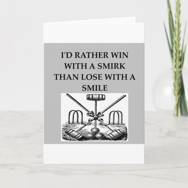 Tarjeta croquet (Anverso)