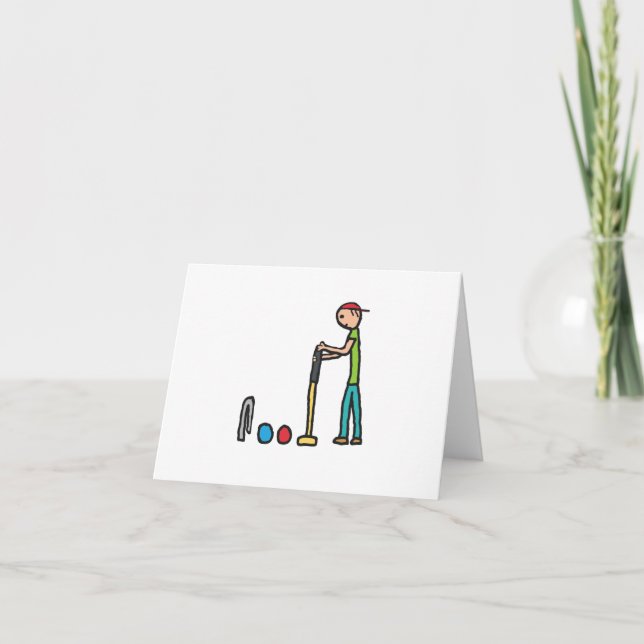 Tarjeta Croquet (Anverso)