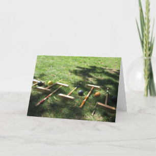 Tarjeta Croquet