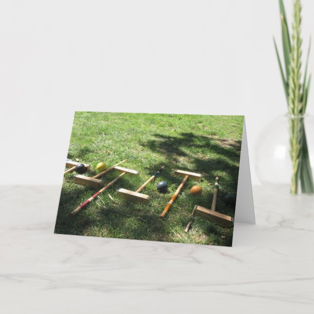 Tarjeta Croquet (Anverso)