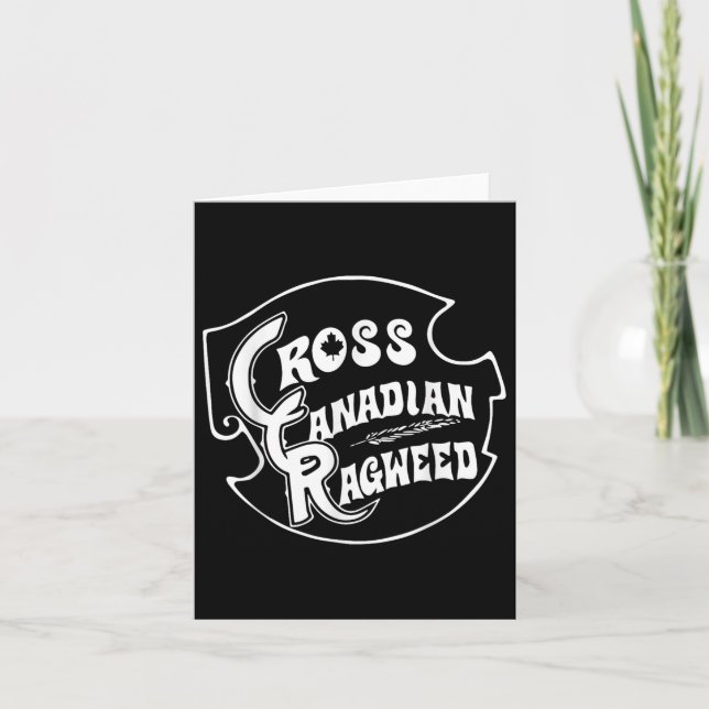 Tarjeta Cross Canadian Ragweed (Anverso)