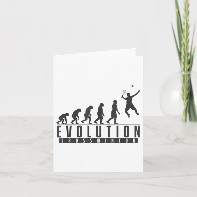Tarjeta Crossminton Evolution Speedminton (Anverso)