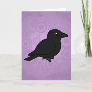 Tarjeta Crow americano Birdorable