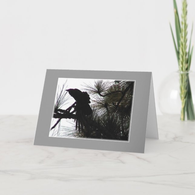 Tarjeta Crow espeluznante (Anverso)