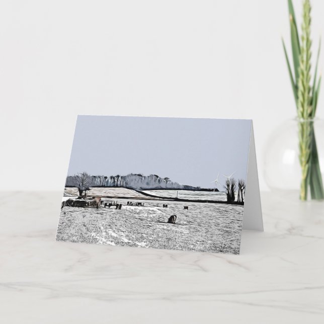 Tarjeta Crow Wood, Harthill con Woodall. (Anverso)