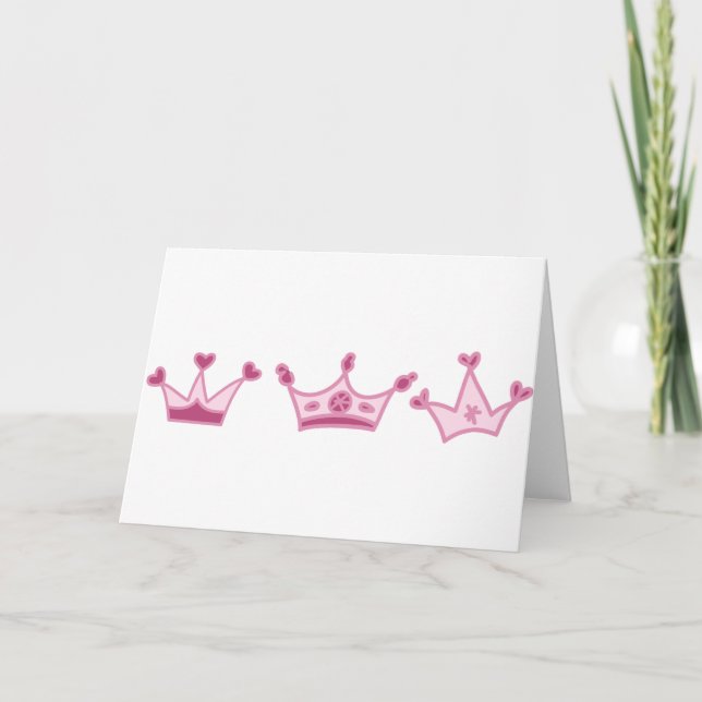 Tarjeta Crownes rosadas (Anverso)