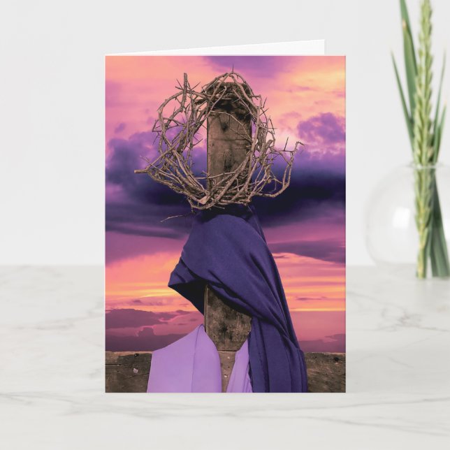 Tarjeta Cruce de Pascua (Anverso)