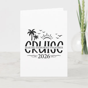 Tarjeta Crucero 2026 Creando Recuerdos Juntos 