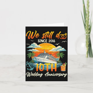 Tarjeta Crucero de aniversario de pareja 10 desde 2016