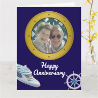 Crucero de aniversario feliz Romántico Náutico