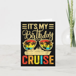 Tarjeta Crucero de cumpleaños 2025 a juego familiar Tee Su