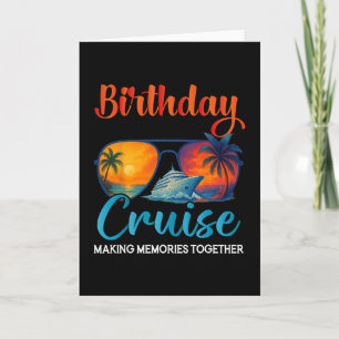 Tarjeta Crucero de Cumpleaños 2025 Crucero de Cumpleaños F