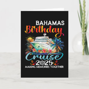 Tarjeta Crucero de cumpleaños de Hamas 2025 Barco de cruce